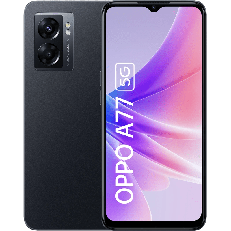 OPPO A77 5G 4+64GB, Black – Renowoutlet.com OPPO A77 5G 4+64GB, Black – Renowoutlet.com
