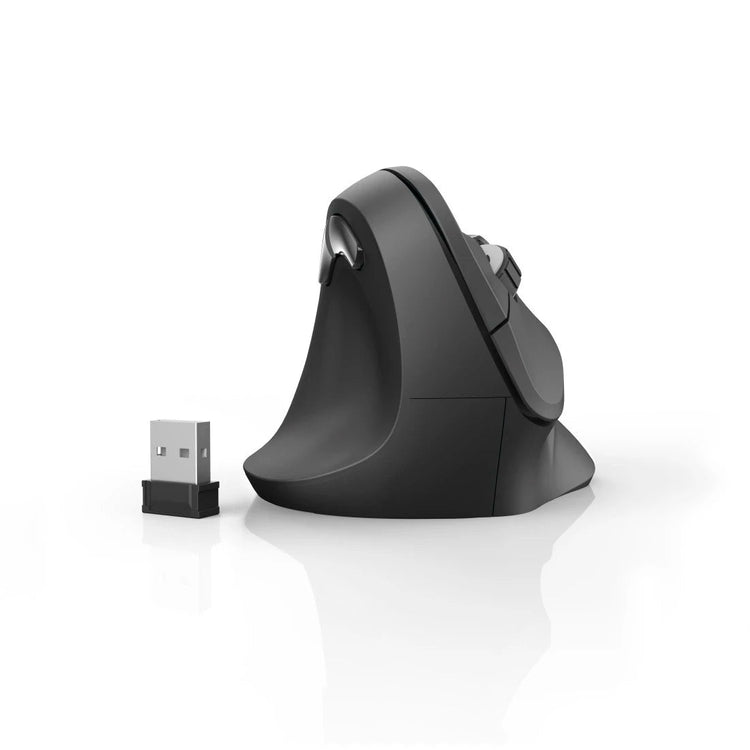 Hama Vertical Ergonomic EMW-500L Mouse, Black for left handed