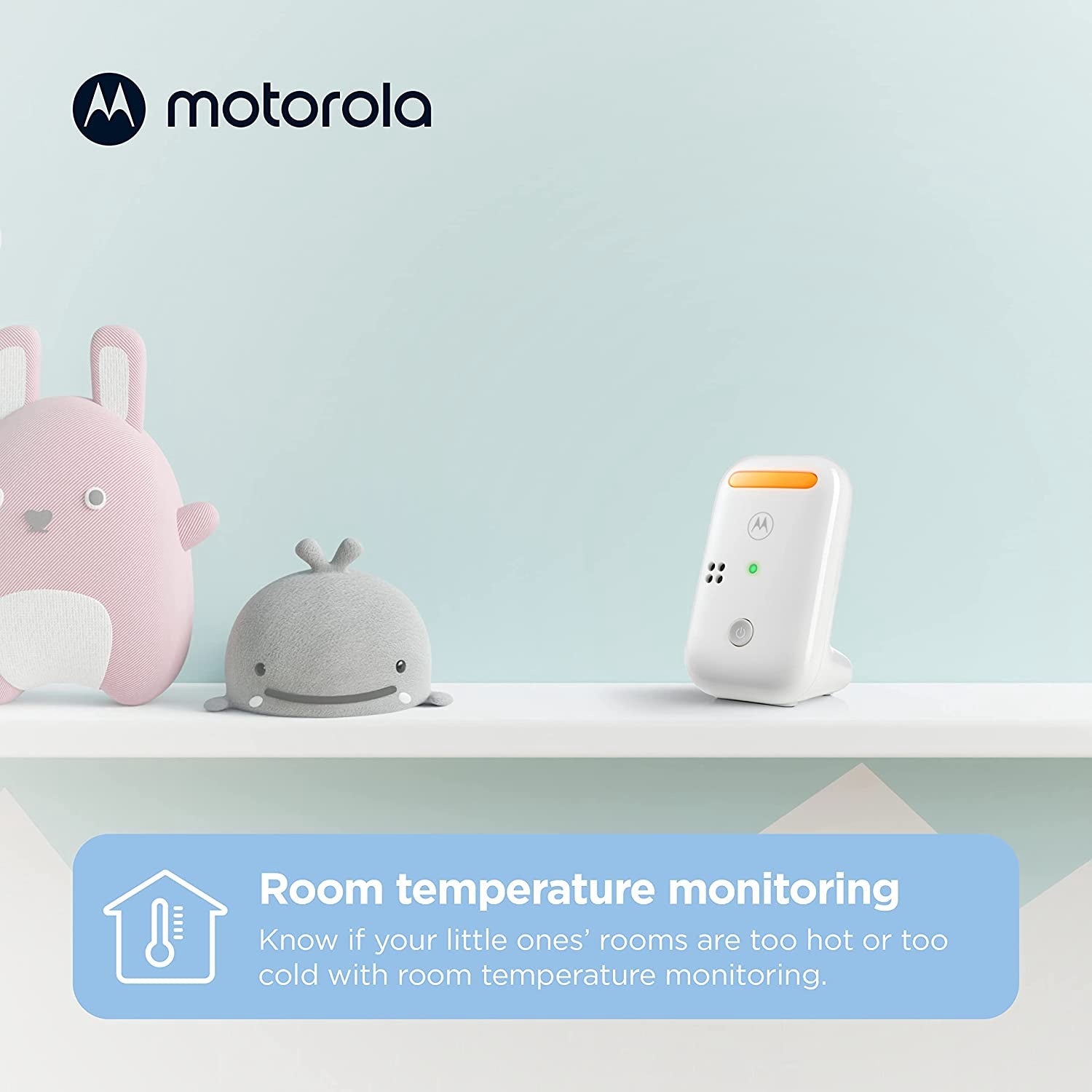 Baby monitor Motorola PIP11, white/black