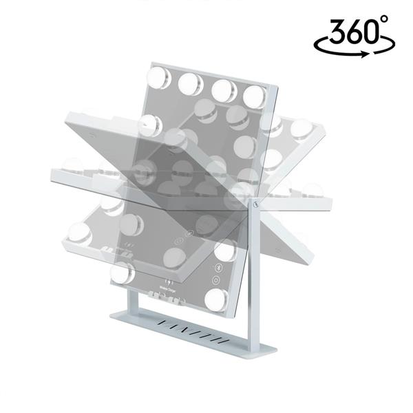 Vanitii Hollywood Make Up Mirror with 12 Dimmable Lights