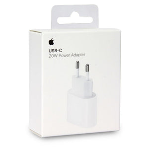 Phone charger Apple MHJE3ZM/A 20W, USB Type C/AC, white, 20 W