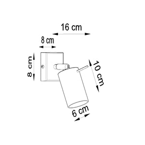 Sollux Ring SL.1049 Wall Light, 40W, GU10