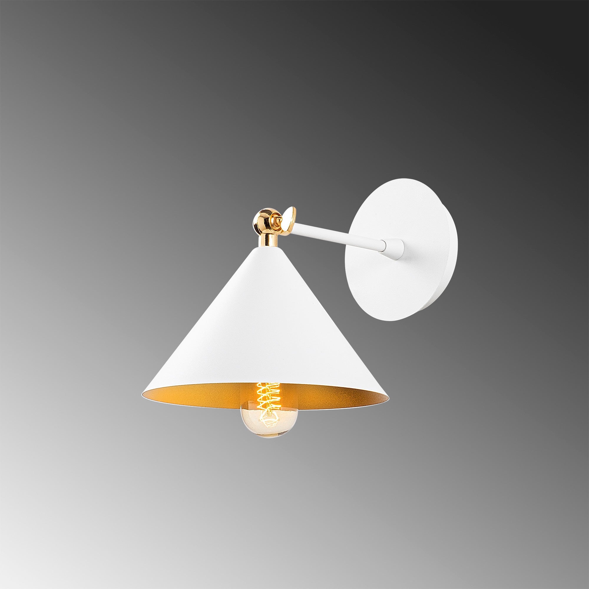 Opviq Berceste 185WHITE-A Wall Light, 40 W, E27