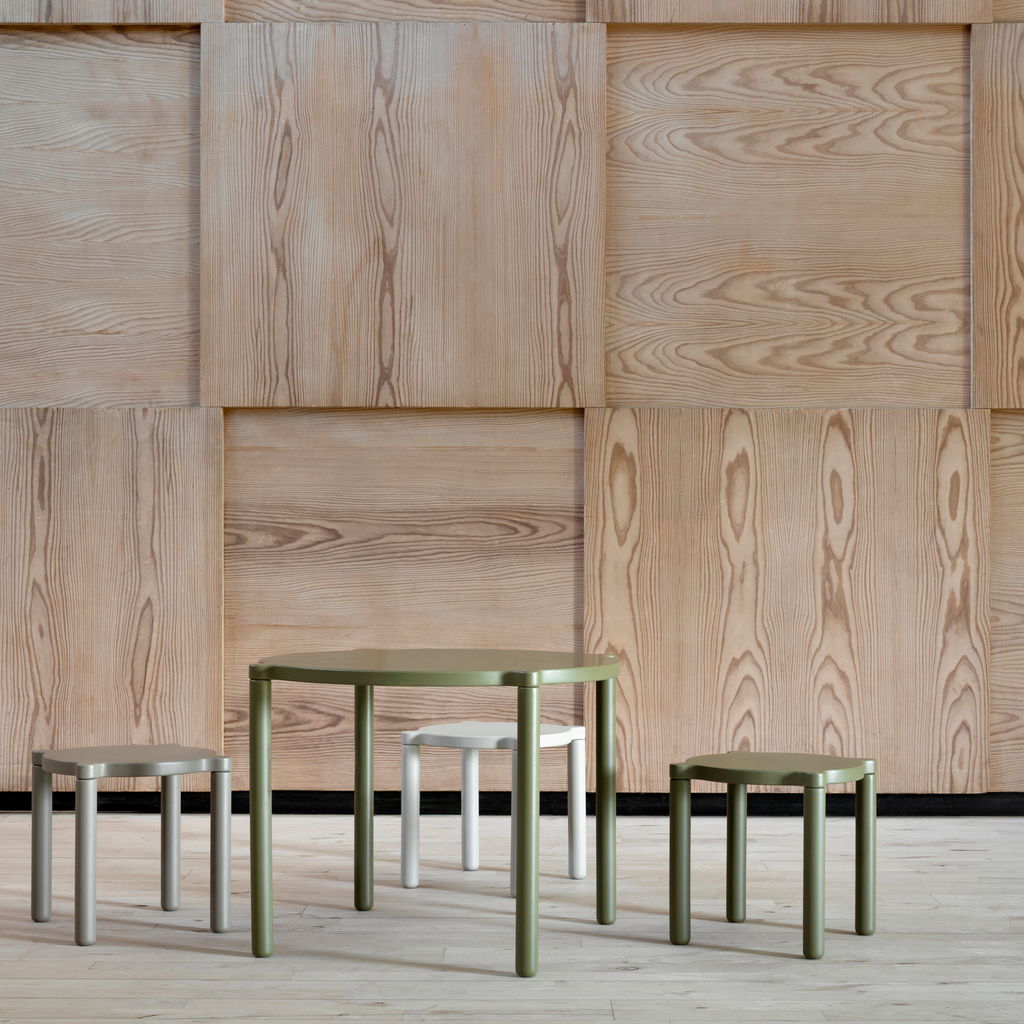 KlipKlap Stacking Stool Olive Green