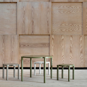 KlipKlap Stacking Table, Olive Green
