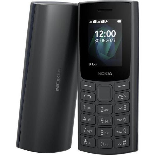 Phone with buttons Nokia 105 2023 , 4 MB, black