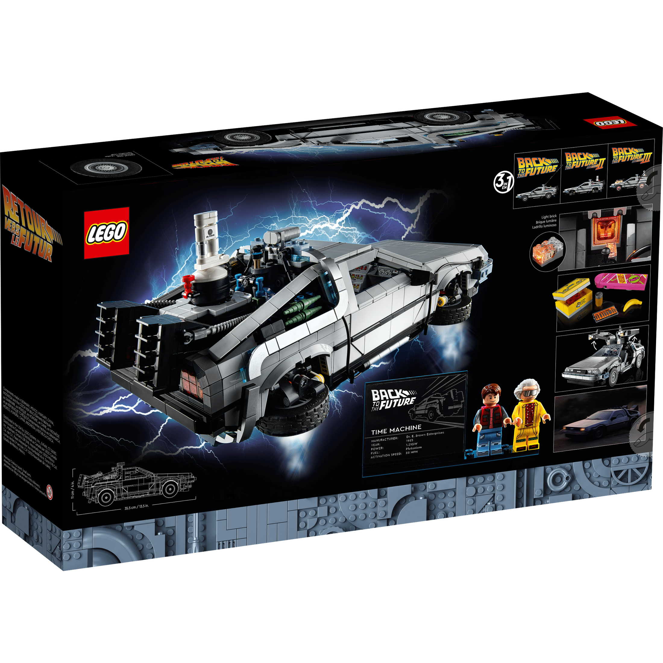 LEGO Icons Back to the Future Time Machine