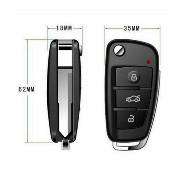 Car Key with Hidden Spy Camera HD 1080P Night Vision
