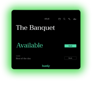 Humly 8" meeting room display HUM1001