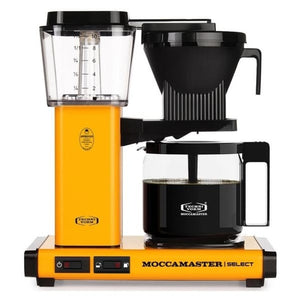 Moccamaster KBG Select Filter Coffee Maker, Yellow Pepper, 1.25 L