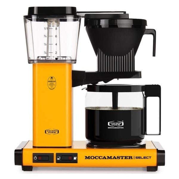 Moccamaster KBG Select Filter Coffee Maker, Yellow Pepper, 1.25 L