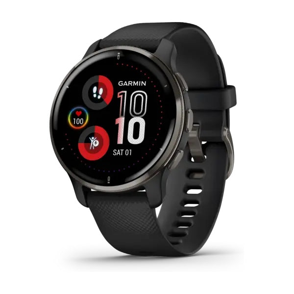 Garmin Venu 2 Plus Black with slate band