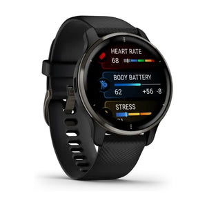 Garmin Venu 2 Plus Black with slate band