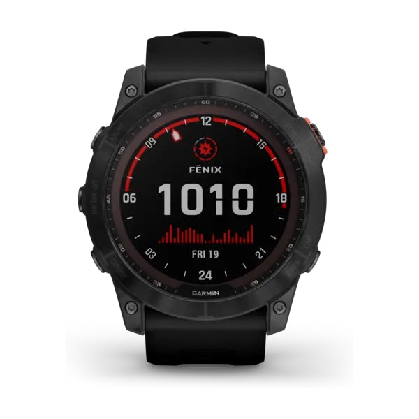 Garmin Fenix 7X Slate Gray with Black Band