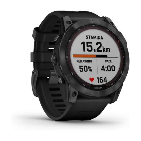 Garmin Fenix 7X Slate Gray with Black Band