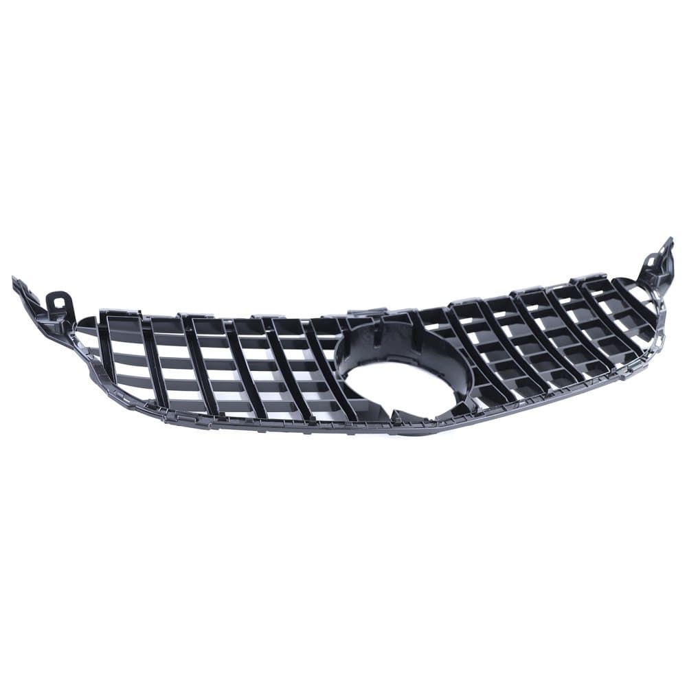 Car Grille for Mercedes C-Class W205 S205 13-18, Gloss Black/Chrome
