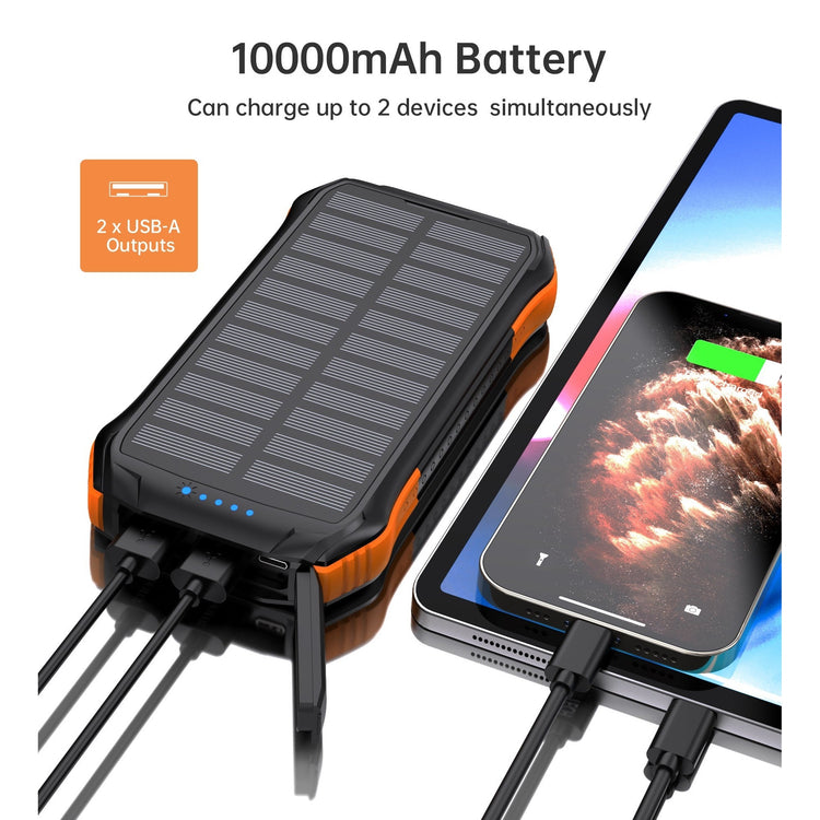 Choetech B658 Power Bank, 10000 mAh, Black/Orange