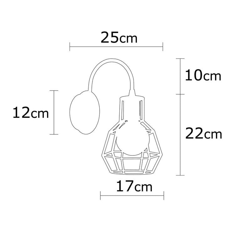 Luminaire wall Opviq Kapadokya, 40 W, E27