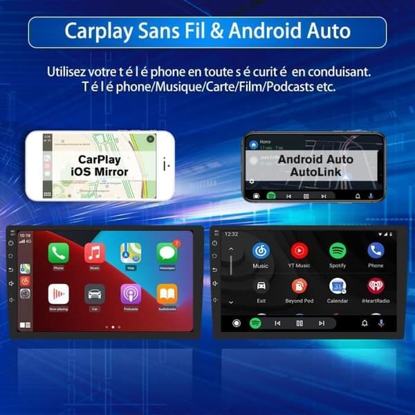 Awesafe Android 13 Car Radio for BMW X3 E83 2004-2012 , 2GB+32GB, 9'' Touchscreen