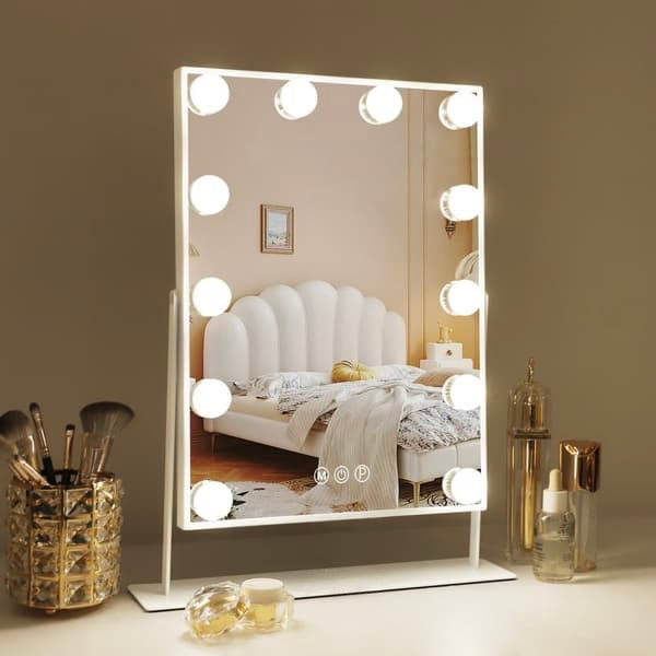 Vanitii Hollywood Vanity Mirror with 12 Dimmable Bulbs