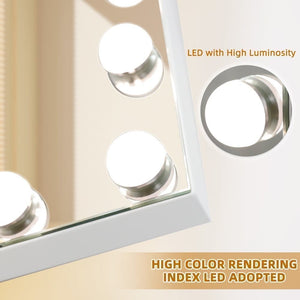 Fenchiliin Hollywood Large Lighted Makeup Mirror