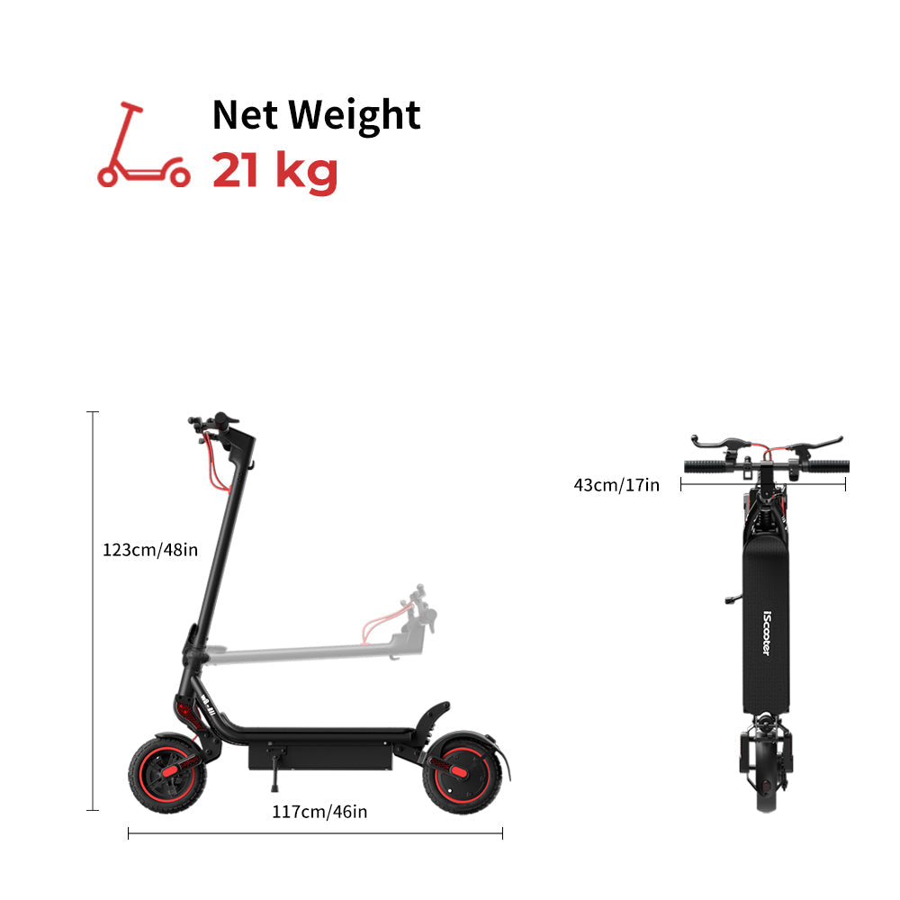iScooter W8 750W Off-road Electric Scooter, Max Speed 40km/h
