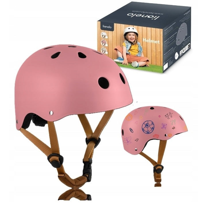 Lionelo Kids Helmet, 50-56 cm, Pink