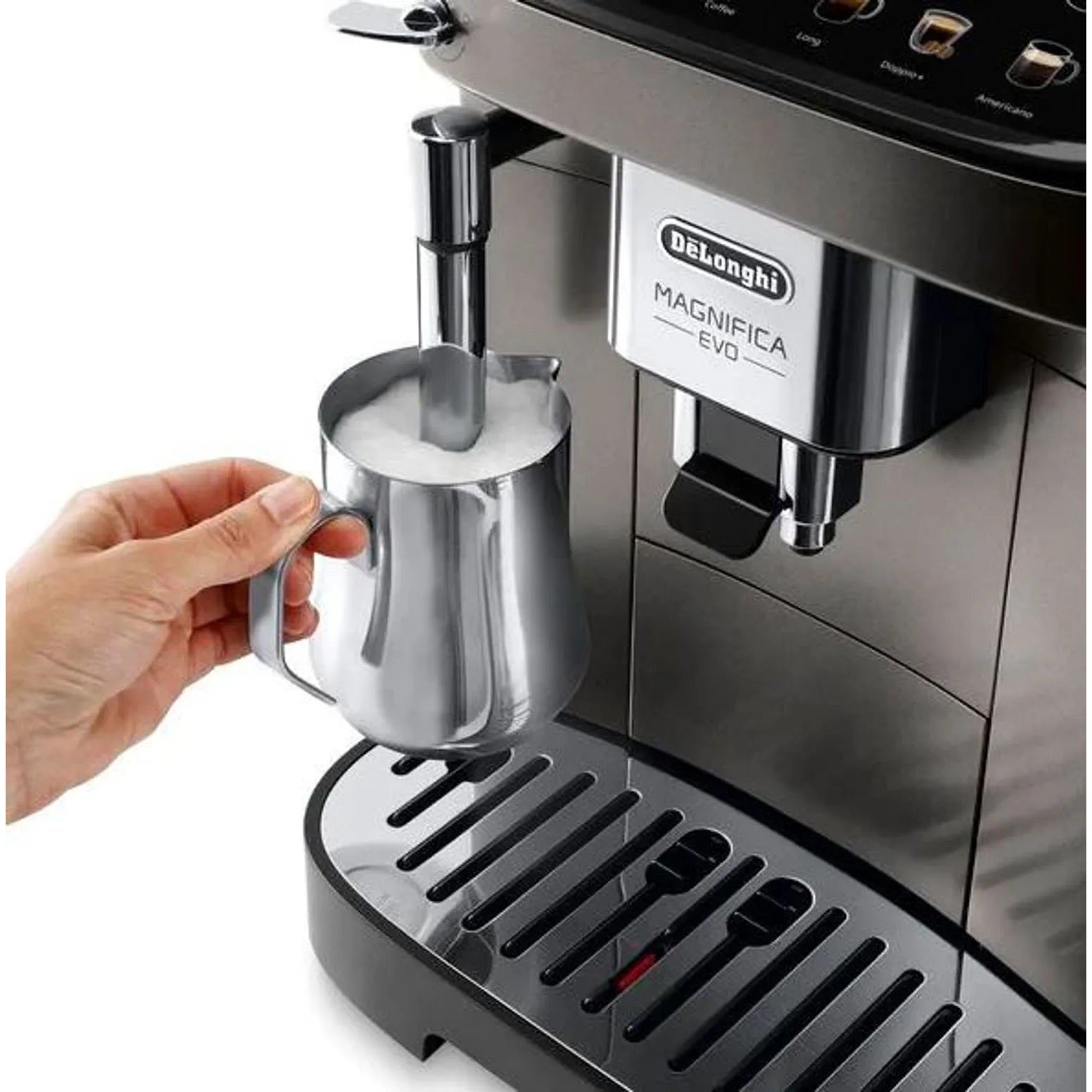 De Longhi ECAM 290.42 TB Magnifica Evo Automatic Coffee Machine, Black / Grey