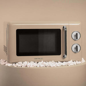 Cecotec ProClean 3010 Retro Beige 20-litre manual microwave with 700 W