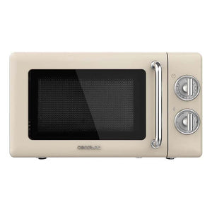 Cecotec ProClean 3010 Retro Beige 20-litre manual microwave with 700 W