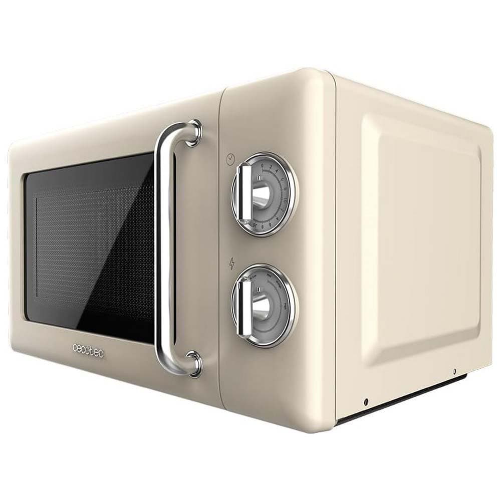 Cecotec ProClean 3010 Retro Beige 20-litre manual microwave with 700 W