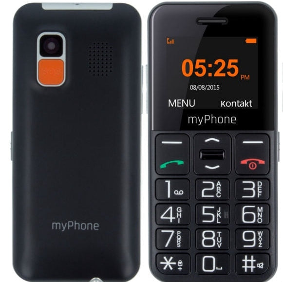 MyPhone HALO Easy, 4 MB, Black