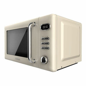Cecotec ProClean 5110 Retro 700W Microwave and Grill, Beige