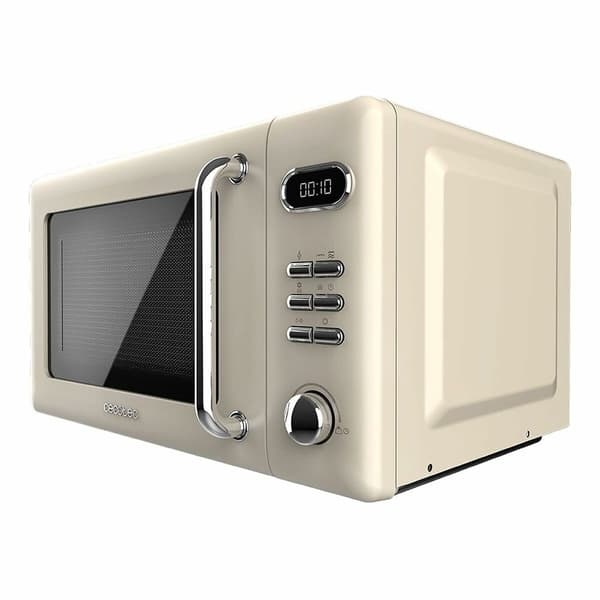 Cecotec ProClean 5110 Retro 700W Microwave and Grill, Beige