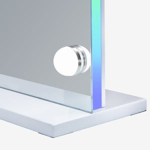 Fenchiliin Hollywood Makeup Mirror with Lights, White 80 x 58cm