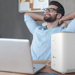 Varon NT-04 Oxygen Concentrator, Adjustable Flow Rate 1-7 L/min