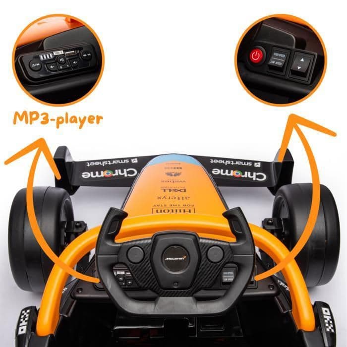 Electric Car for Children McLaren Formula 12V, Orange