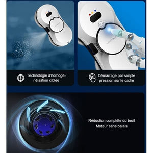 Liectroux HCR-10 Intelligent Autonomous Window Cleaning Robot, White