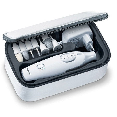 Electric Manicure & Pedicure Set Beurer MP 42, White/Grey