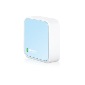 TP-Link TL-WR802N, Compact Wireless Router, 802.11n, White/Light Blue