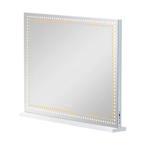 Fenchilin Large Mirror Hollywood Makeup Mirror with Lighting, USB, Countertop and Wall Mount, 80 x 58 cm