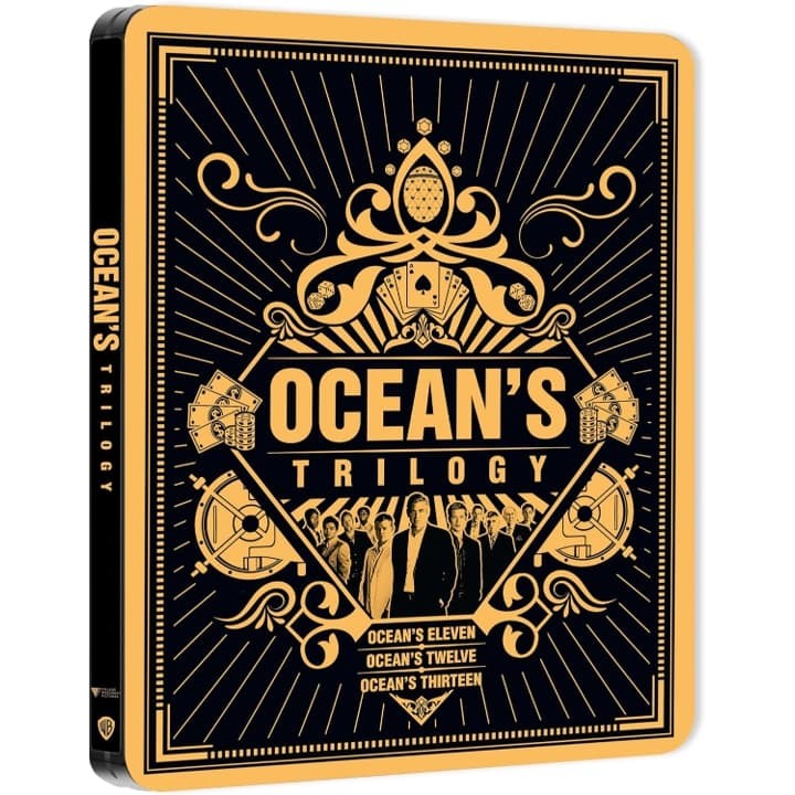 Oceans Trilogy 11-13 - Limited Edition Steelbook 4K Ultra HD + Blu-ray