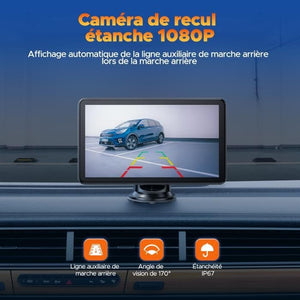 Campark 9'' Wireless Carplay Car Radio with Apple CarPlay and Android Auto