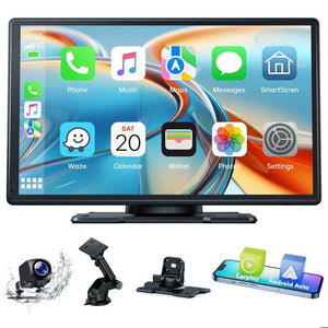 Campark 9'' Wireless Carplay Car Radio with Apple CarPlay and Android Auto