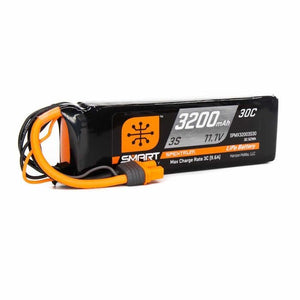 Spektrum 11.1V 3200mAh 3S 30C Smart LiPo Battery with IC3 Connector