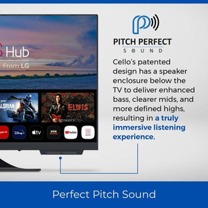 Cello 24-inch Smart LED TV with DVD Player ,C2224WSF TRAV