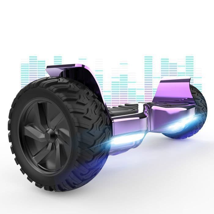 RCB Hummer 8.5 All Terrain Hoverboard, Chrome Purple