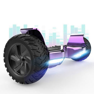 RCB Hummer 8.5 All Terrain Hoverboard, Chrome Purple