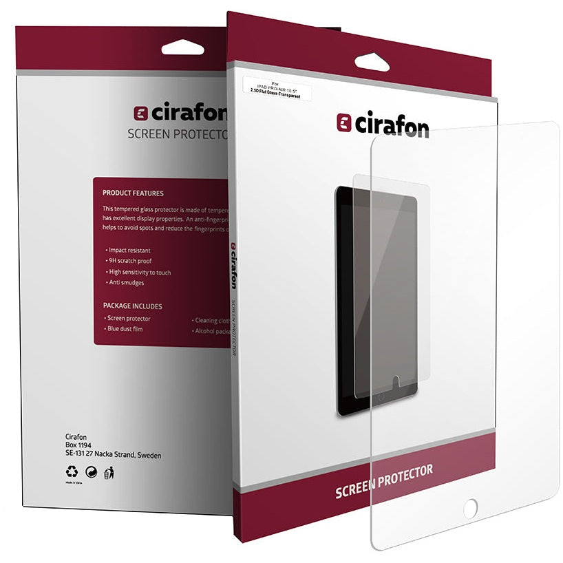 iPad Pro/Air 10.5" Screen Protector Glass, Transparent
