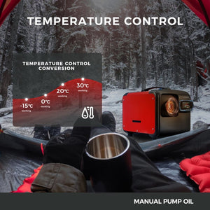 Sunster 8KW Diesel Air Heater with LCD Display & Remote Control, 12V, 5L Tank, for Car, Truck, Van, Boat